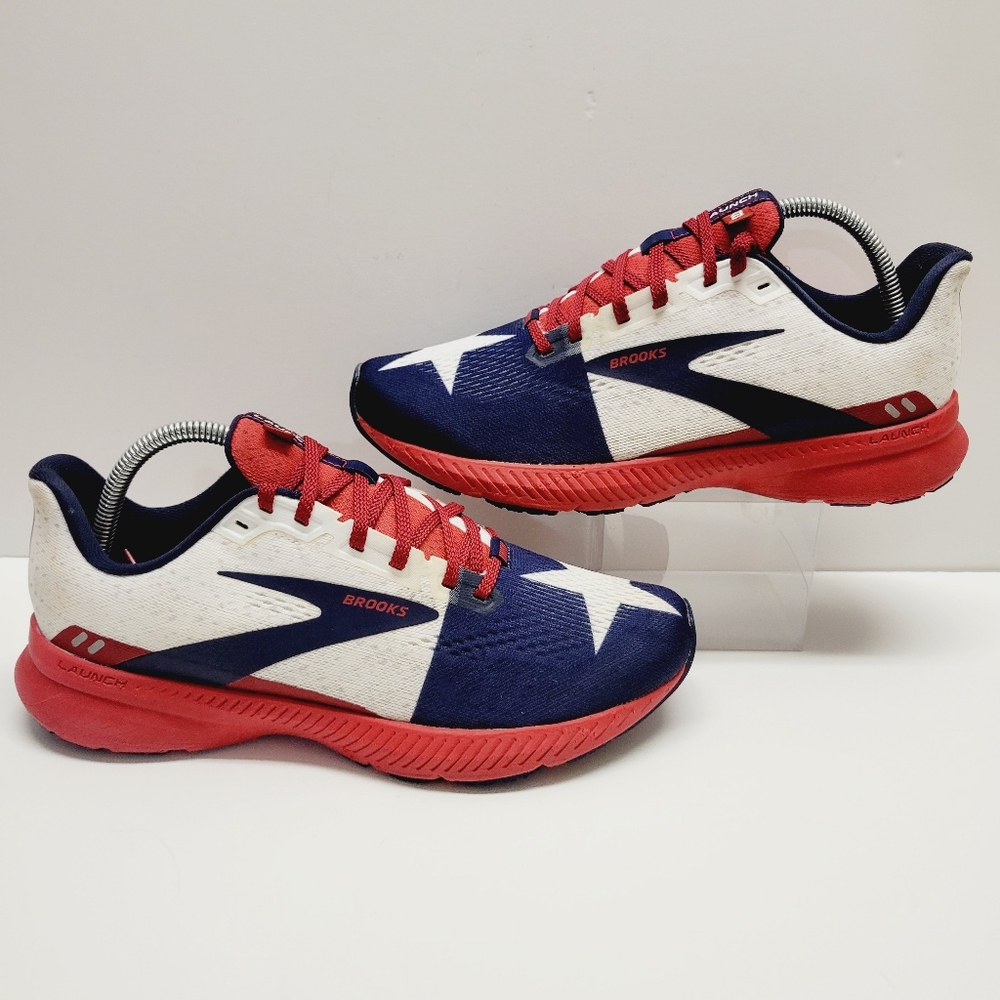 Brooks Launch 8 Shoes Women’s Texas Star Flag USA Running 1203451B621 Size 10 - Picture 12 of 12